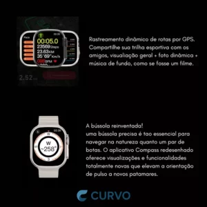 Smartwatch Ultra 4 Plus AMOLED 49mm - Tecnologia e Estilo no Seu Pulso - Imagem 4