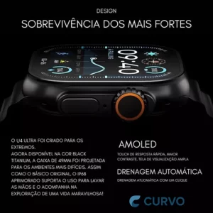 Smartwatch Ultra 4 Plus AMOLED 49mm - Tecnologia e Estilo no Seu Pulso - Imagem 6