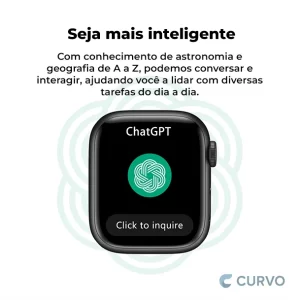 Smartwatch Watch X Pro Tela AMOLED 2.1” 45mm ChatGPT GPS Chamadas Bluetooth – Lançamento 2025 - Imagem 5